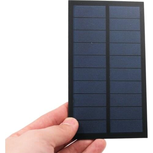 5 V 2W 3W 4W 7W Output USB Solar Cell Outdoor 18650 Battery Charger USB Female Port 5V Charge Regulators Solar Panel