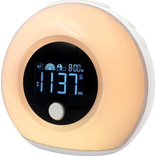 5 Watt Adjustable Alarm Clock Musical Sleep Lamp USB Color BT Speaker