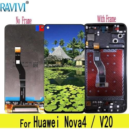 6.4" V20 LCD For Huawei Nova 4 LCD Display Touch Screen Digitizer Assembly Replacement For Honor V20