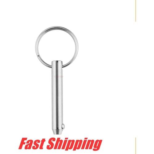 7.8mm 316 stainless steel Marine Grade spring pin for boat Quick Release Ball Pin Ship yacht Hardware Accessories