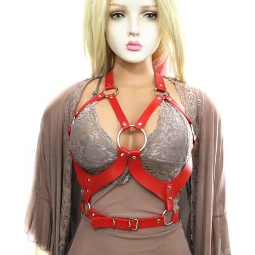 BDSM Body Bondage Erotic Cage Bra Harness Gothic Suspenders Fashion Lingerie Garter Straps Chest Harness Erotic Accessories