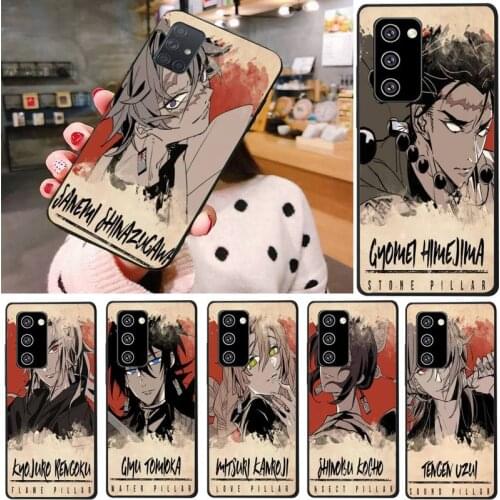 Demon Slayer Retro Poster Phone Case For Samsung Galaxy A50 A30S A50S A71 70 A10 A51 Soft Case Fundas