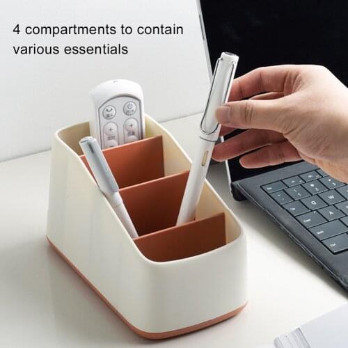 Remote Control Holder 4 Slot Storage Organizer Remote Caddy for Bedroom, Living Room, Office