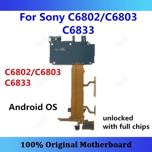 For Sony Xperia Z Ultra Xl39h C6802/C6803 C6833 Motherboard Mainboard Android Original Card/fee C6802/C6803 C6833 Panel