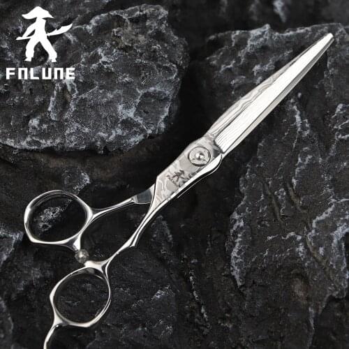 FnLune Tungsten Steel Professional Hair Salon Scissors Cut Barber Accessories Haircut Thinning Shear Hairdressing Tools Scissors