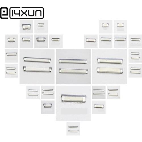 4pcs 0.5mm Pitch Down Drawer FPC FFC Flat Cable Connector Socket 4P 5P 6P 7P 8P 10P 12P 14P 16P 20P 22P 24P 30P 34P 40P 50P 60P