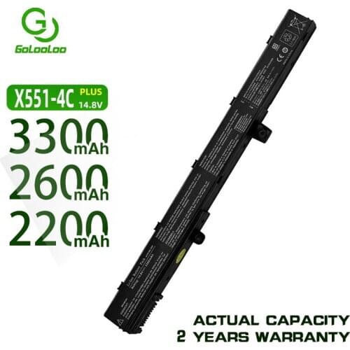 Golooloo Laptop Battery A41N1308 A31N1319 0B110-00250100 X551M For Asus X451 X551 X451C X451CA X551C X551CA Series