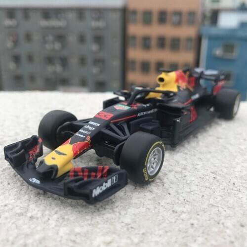 Bburago 1:43 RB14 No. 33 F1 racing formula racing static simulation alloy alloy car model Red Bull Racing dedicated racing car