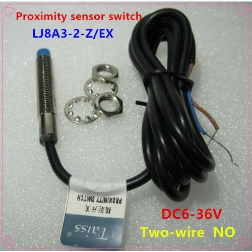 1pc M8 LJ8A3-2-Z/EX Inductive Proximity Sensor Detection Switch two-Wire NO DC6-36V Approach Sensor 2mm proximity switch