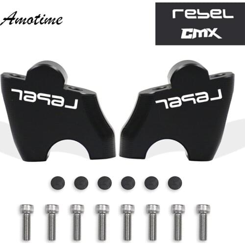 Handlebar Riser Kit For Honda Rebel 500 300 CMX500 Rebel500 CMX300 Rebel300 Pit Dirt Bike Heavy Duty