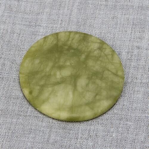 Round Artificial Jade Stone False Eyelash Extension Glue Adhesive Pallet Pad X7JA