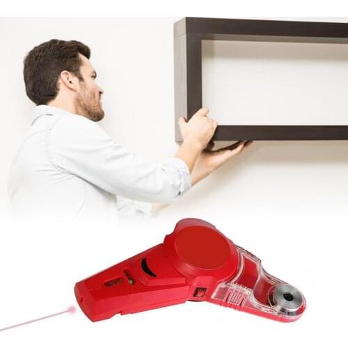 2-In-1 Locator Infrared Straightening Gradienter Wireless Operation With Dust Catcher Punching Durable Practical Artworks Tool