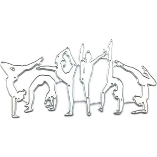 Martial Arts Metal Cutting Dies Stencil Scrapbooking DIY Album Stamp Paper Card