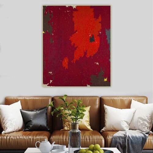 Clyfford Still《PH-272,1950》Abstract Canvas Oil Painting Artwork Poster Picture Wall Hanging Decor Home Living Room Decoration