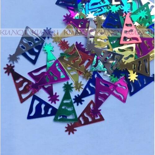 New 10*15mm 1000pcs /lot Christmas Hat Cap Flat Sequin Sewing,Wedding Craft,Women Kids DIY Garment Accessory SWH03