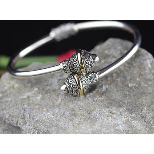 New Arrivals Hot Sale Real Silver Bracelet Limited Mens S925 Pure Silver Bracelet Classic Thai Silver Beautiful Bracelets