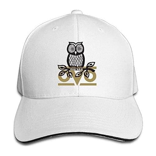 Custom OVO Owl Sandwich Adjustable Cap Sunbonnet Chapeau Ashcustom Logo