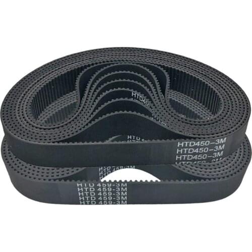 Rubber Timing Belt 148-151 Teeth HTD444-3M HTD447-3M HTD450-3M HTD459-3M Power Transmission Parts