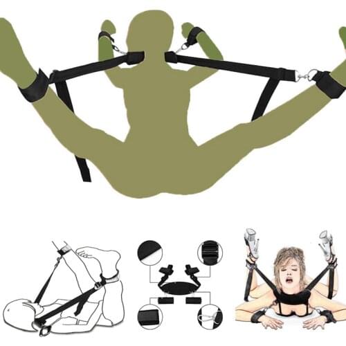 Sex Toys For Woman Couples Neck Handcuffs BDSM Bondage Set Restraints Gags & Muzzles Open Leg Collar Fetish Slave Sex Products