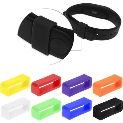 ANENG Silicone Anti-Fall Buckle Ring Loop Keeper Holder For Smart Bracelet Watch Band