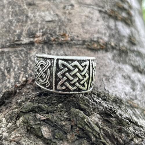 Nostalgia Slavic Svarog Talisman Star Of Russia Goth Adjustable Stackable Rings For Women Men Viking Anel Feminino Sieraden