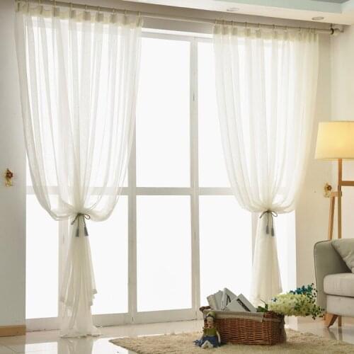 Modern linen semi-shading ramie curtain cross hemp gauze Norse hemp yarn pure color cotton linen curtain Fabric wholesale