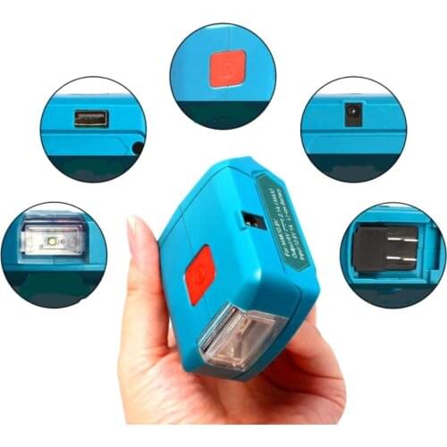 For Makita Charger Working Lamp BL1021B ML103 Portable LED Light Rechargeable Flashlight MT1015 12V 10.8V Lithium Battery BL1041