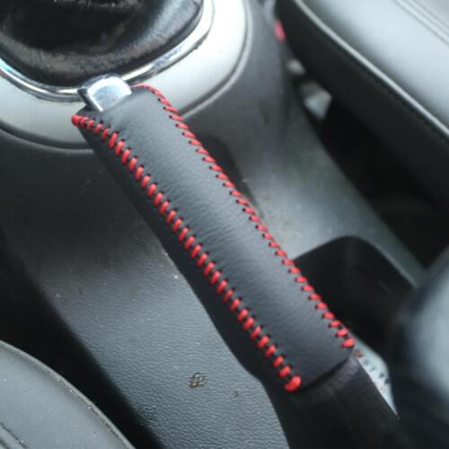 1Pcs/Set Fashion Car Black Leather Hand Brake Stitching Cover Protective Sleeve for CHEVROLET CRUZE 2009-2014 Accessories