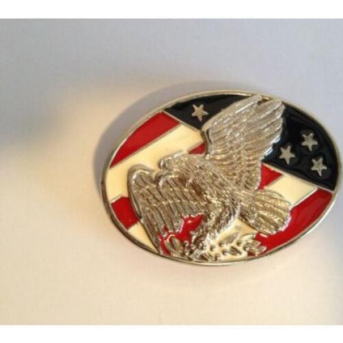 American Flag Eagle Belt buckle Low price custom belts for belt buckles OEM metal 3D eagle belt buckle
