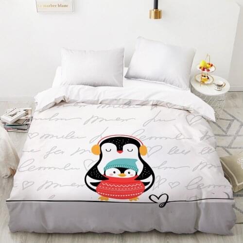 Animal Cartoon Kids Duvet cover Quilt/Blanket/Comfortable Case Bedding for children baby girls 140x200 240x220 for Home music