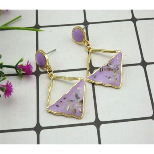 Of Qingdao act the role ofing is tasted exquisite sense of fashion, Japan and South Korea style earrings 120 shelves