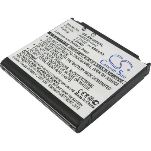 Cameron sino 880mAh battery for SAMSUNG GT-3600i M8800 S3600 S3600C SGH-F268 F330 F338 F490 G400 G600 G600i G608 J630 J638