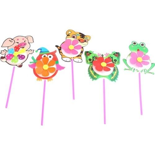 Colorful 3D Lovely Handmade Wind Spinner Windmill Toys For Baby Insect Decoration Garden Yard Outdoor Classic Toy Kids