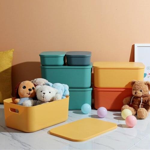 Colorful Clothes Container Storge Boxes Plastic Boxes Makeup Organizer Organization Home Organizer Toy Storage Basket Household