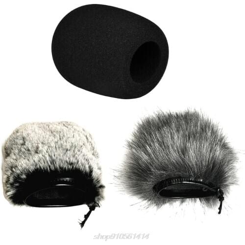 Windscreen Microphone Cover Windproof Foam For Audio- Technica ATR2500 AT2020 AT2035 AT 2020 2035 Mic Windshield J22 21 Dropship