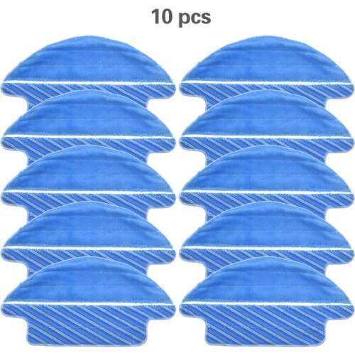 New 5pcs/10pcs Fabric Mop Inserts for Conga 3090 Series Robot Vacuum Cleaner Accessories Fabric Mop Insert Kit