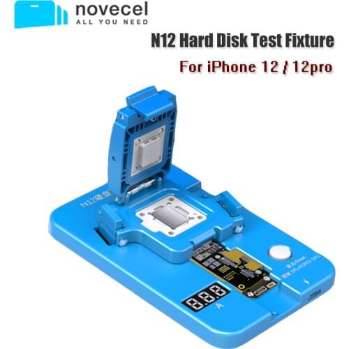 JC N12 NAND Programmer Hard Disk Flashing Restoring Test Stand For iPhone 12 12pro Mobile Phone Repair Tools One-click Into DFU