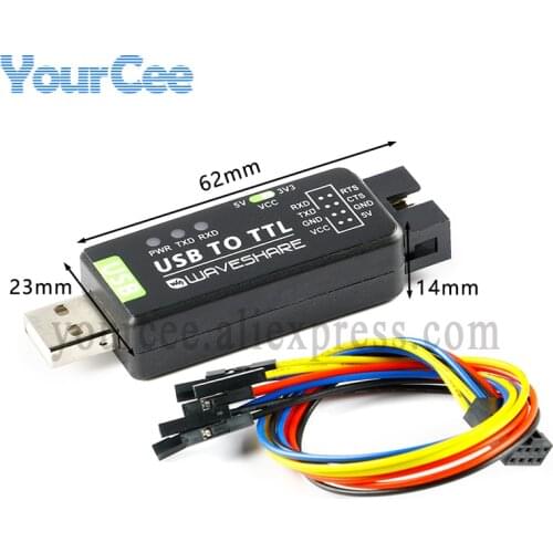 FT232RL USB TO TTL Converter Board Industrial Grade UART Serial Port Module USB to TTL Converter Module