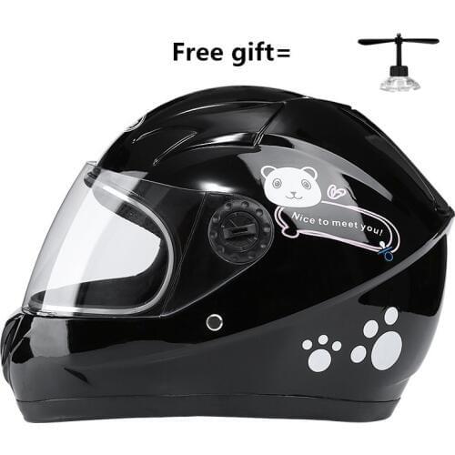 Sale Cheapest Price Kids baby Helmets safe full face children motorcycle electric bicycle muffler cartoon Free size for kids