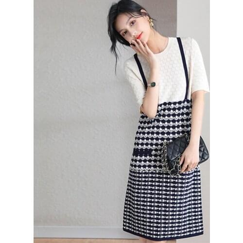 RuXin Horde Summer Knitted Dresses