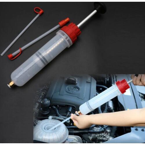 200cc Car Oil Fluid Extractor Filling Syringe Bottle Transfer Automotive Fuel Extraction Hand Pump Dispenser Auto Accessories