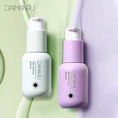 DAIMANPU 45ML Liquid Isolation Cream Brighten Skin Tone Moisturizing Concealer Makeup Primer Foundation Whitening Longlast QBNY