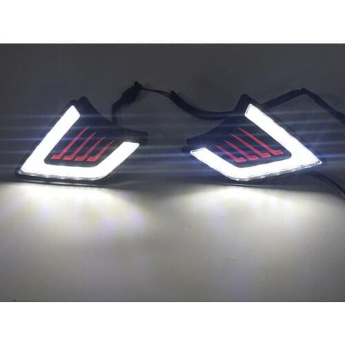 1 Set DRL For Toyota Hilux Vigo 2012 2013 2014 LED DRL Daytime Running Light Fog Lamp 12V Auto Running lights