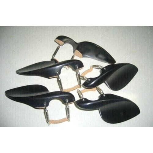 1pcs high quality ebony violin chinrest 4/4 with clamp
