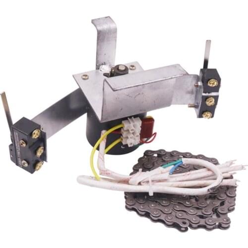 220V Motor with Gears Automatic Egg Turning System Chain Length 100cm Chick Hatching Incubator Accessories