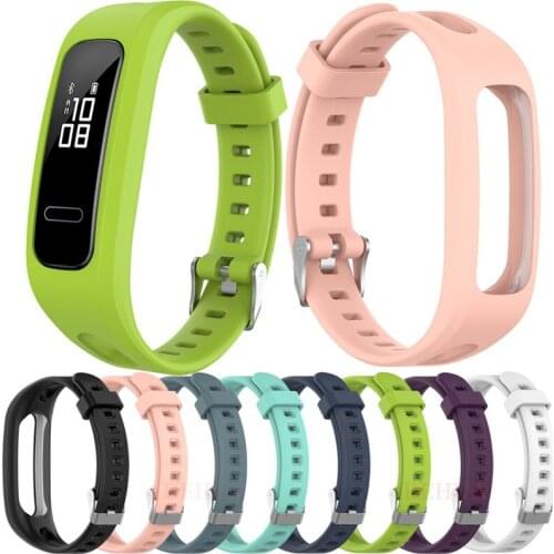 Wristband Wrist Strap For Huawei Honor Band 3e 4e 4 Running 5 basketba Version Smartwatch Accessories Silicone Original Bracelet