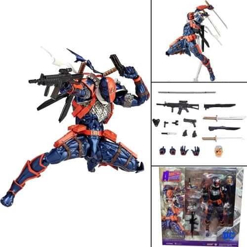 Deathstroke Figure Amazing Yamaguchi Revoltech Deathstroke Action Figure Model Toy Doll Gift