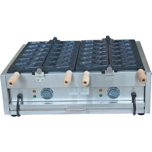 Electric taiyaki ice cream machine with 12 taiyaki molds
