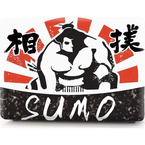 Japan Sumo Plastic Hard Shell Laptop Case for Apple Macbook New Pro 13 15 inch with Touch Bar mac book Air Pro Retina 11 12