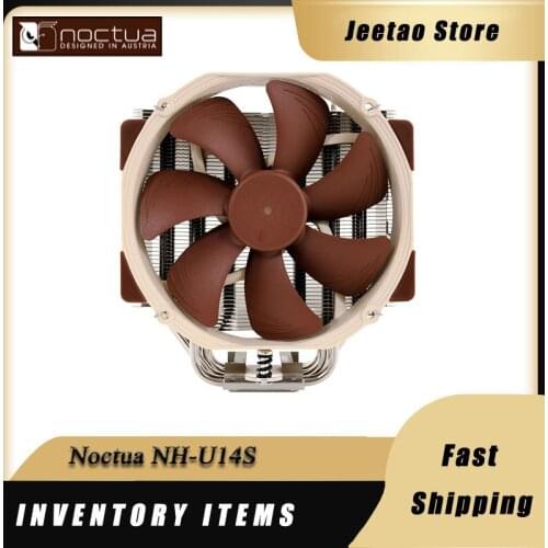 Noctua NH-U14S CPU cooler 6 Heatpipes 140mm NF-A15 PWM fan silence Computer radiator cooling For intel LGA115X 2066 2011 AMD AM4